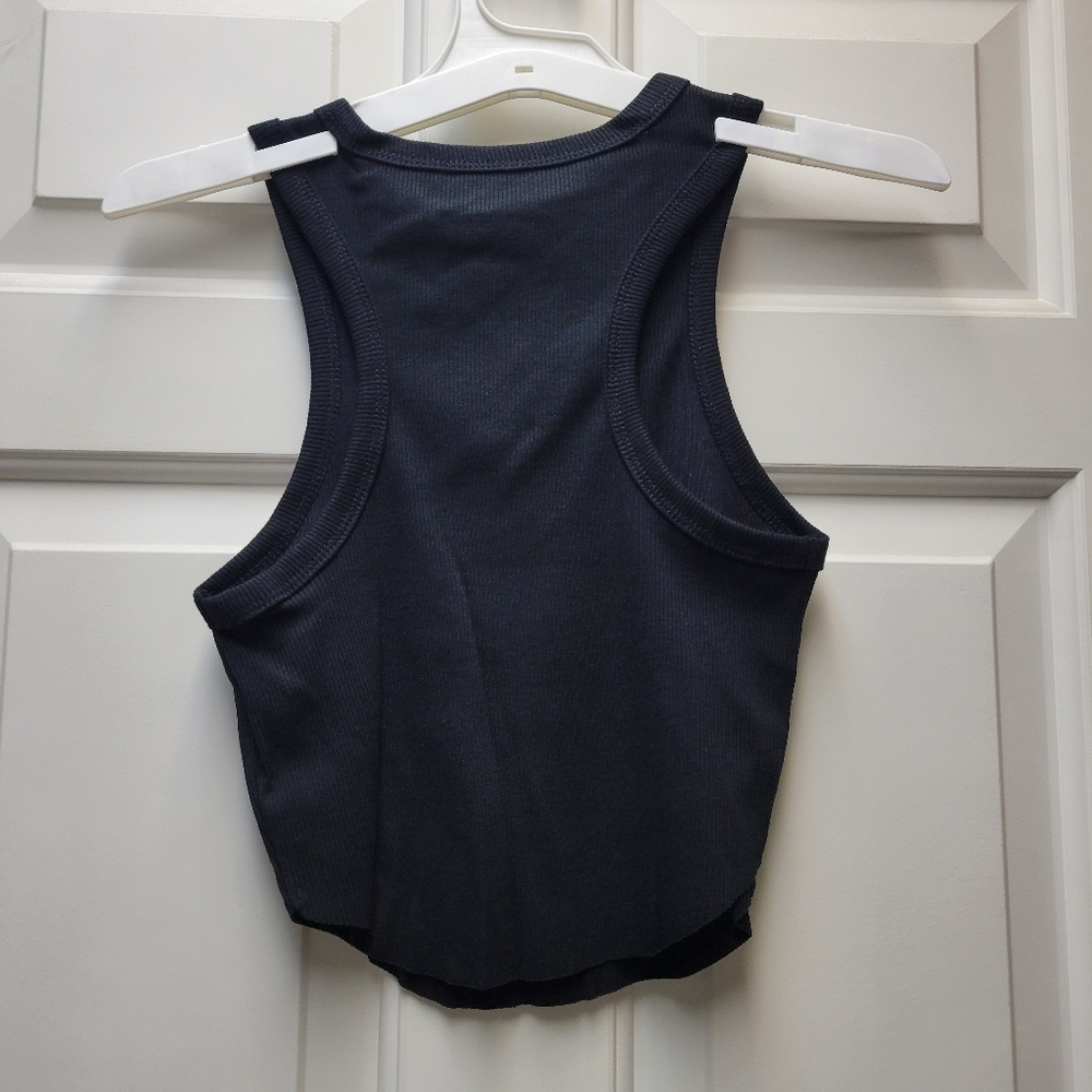Set of 3 - Wild Fable Midnight Black Cropped Tank Top Size Small NEW - Picture 2 of 5